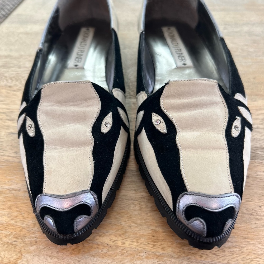 Donald Pliner Animal Loafers Size 8N - Picture 6 of 7